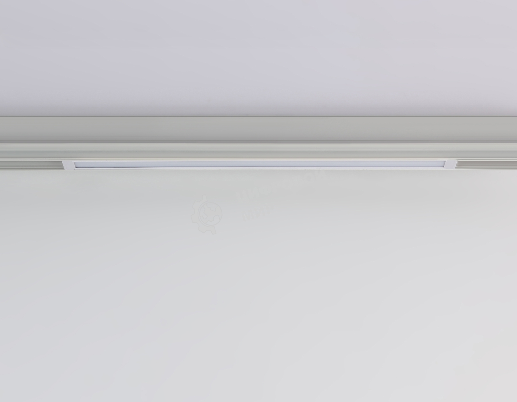 Светильник светодиодный трековый для шинопровода Magnetic Ambrella light GL1665 WH белый IP20 18W 4200K 220V 120° 452*25*42 (Без ПДУ)