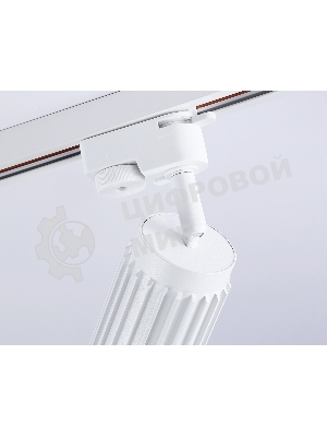 Трековый однофазный светильник Ambrella light GL5157 WH белый GU10 D60*120