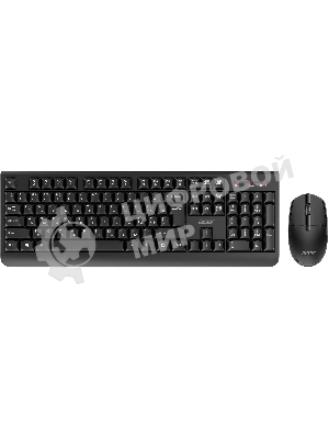 Комплект клавиатура+мышь Acer OCC401 беспроводной, USB, 1600 DPI, чёрный