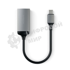 Адаптер Satechi Type-C to HDMI 4K 60HZ. Поддержка 4K/60Hz. Материал корпуса алюминий. Цвет серый космос.