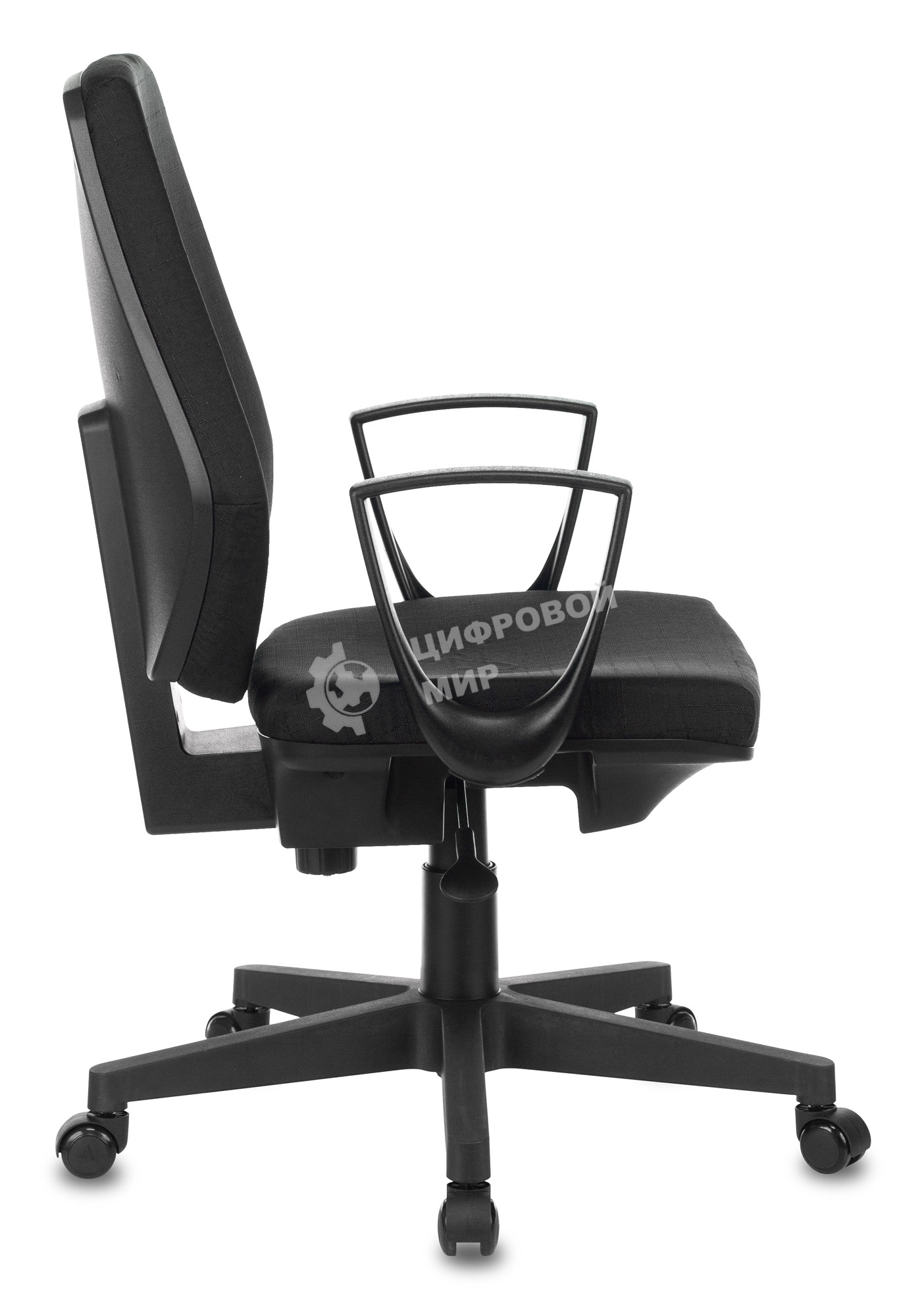 Кресло компьютерное Бюрократ CH-545 черный 38-418, крестовина пластик