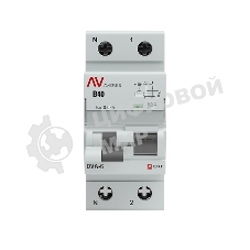 Выключатель автоматический дифференциального тока (C) Averes DVA-6 1P+N 40А/30мА тип АС 6кА