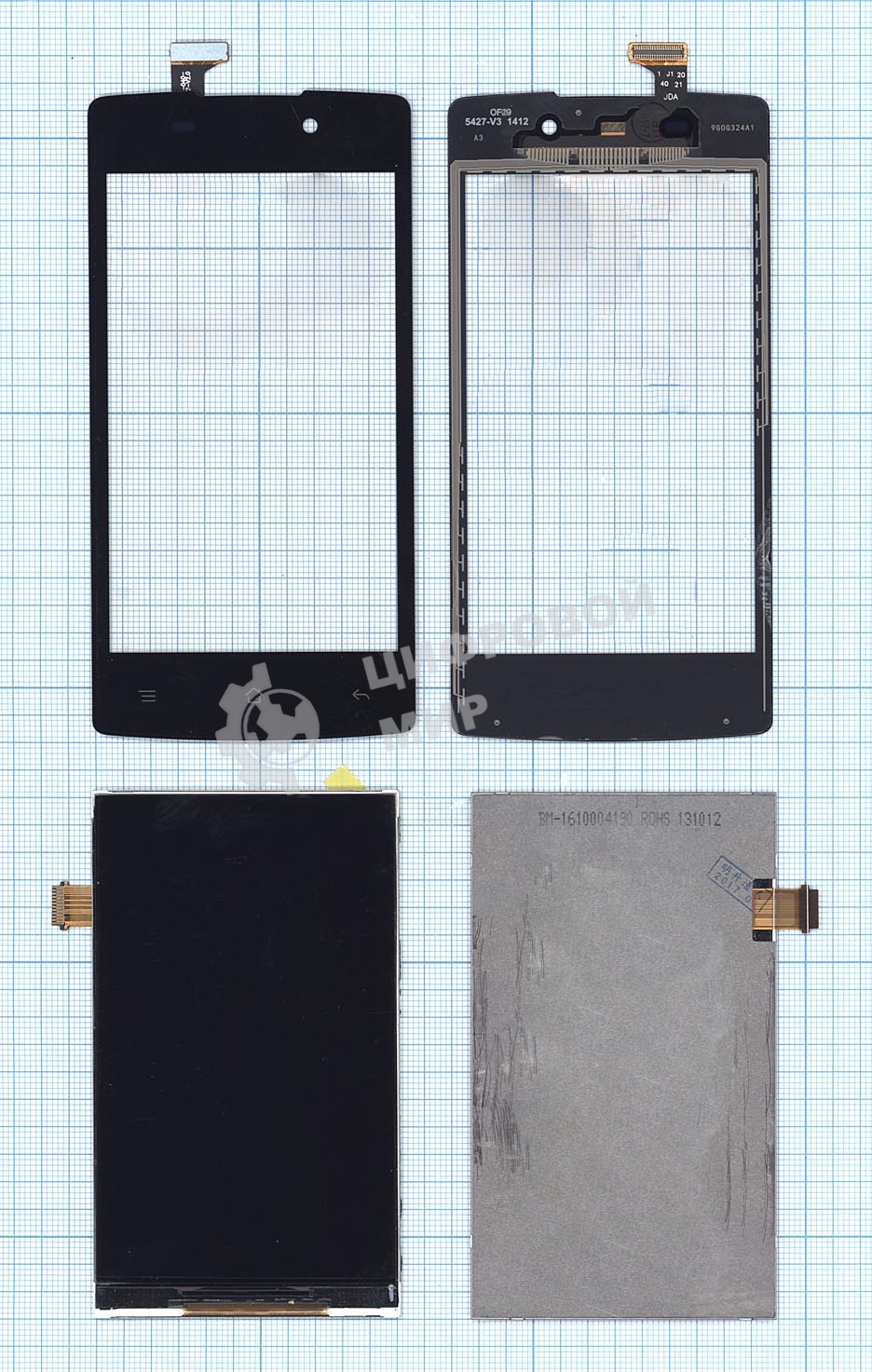 Дисплей для OPPO Joy черный