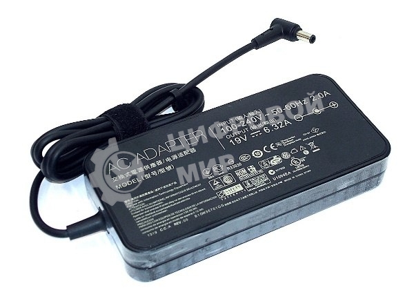 Блок питания (сетевой адаптер) для ноутбуков Asus 19V 6.32A 6.0x3.7мм pin