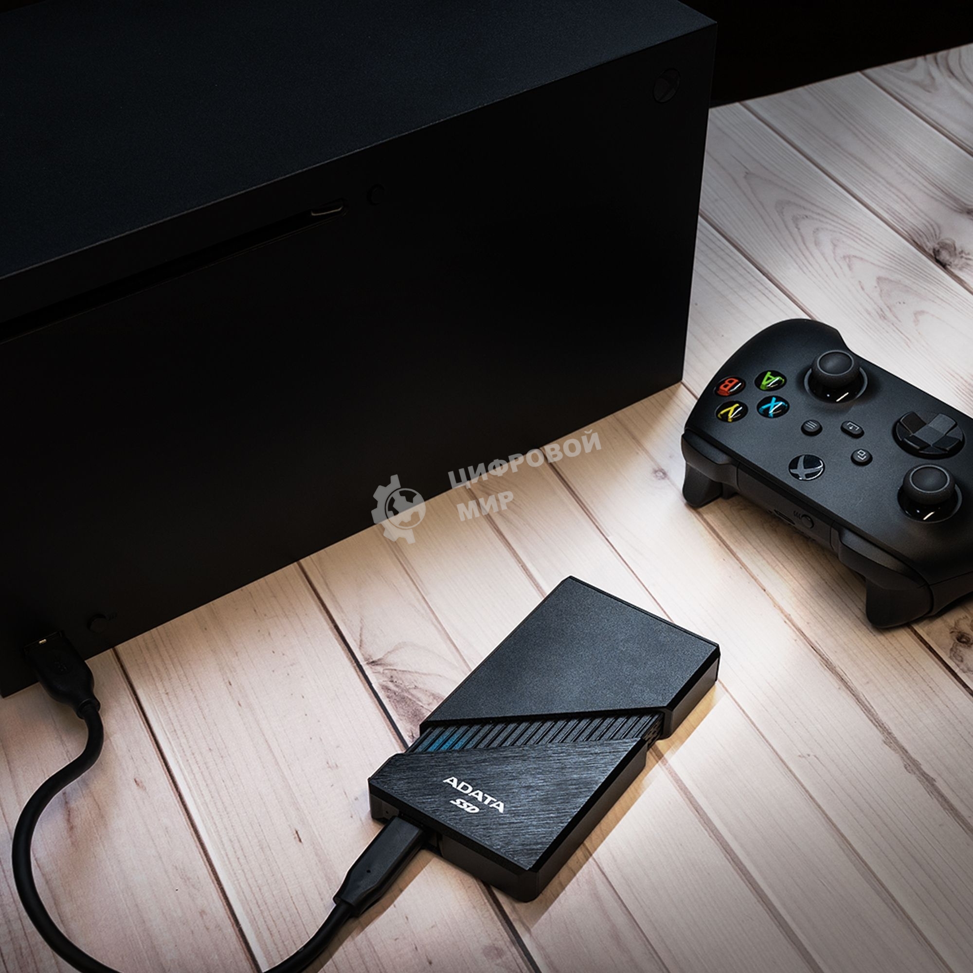 Внешний SSD ADATA SE920, 1Tb, USB 4 Type-C, R/W 3800/3700, черный