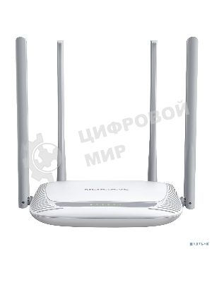 Беспроводный маршрутизатор Mercusys MW325R, 300 Мбит/с,4 порта 100 Мбит/с, 4 фиксированных антенны