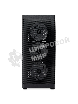 Компьютерный корпус HSPD M520, Mesh Mid Tower, черный, slide TG, 0.45 SPCC, 4x120мм ARGb ATX, mATX, mITX 160/330/184мм 2x2.5