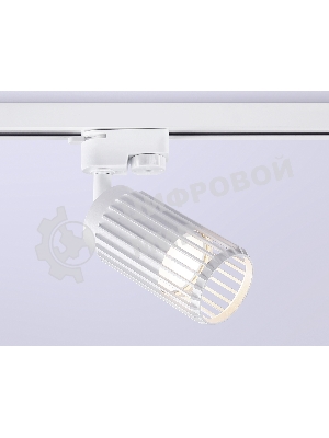 Трековый однофазный светильник Ambrella light GL5157 WH белый GU10 D60*120