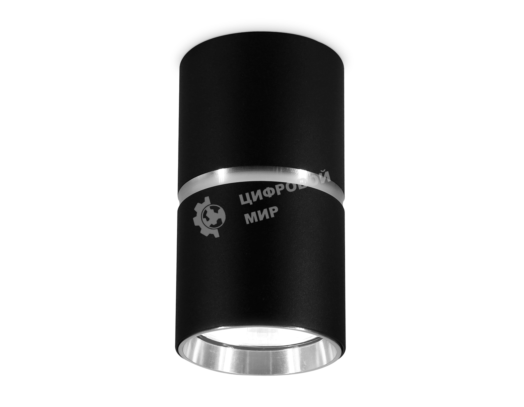 Светильник Ambrella light TN213116 BK/CH черный/хром GU10 D55*100
