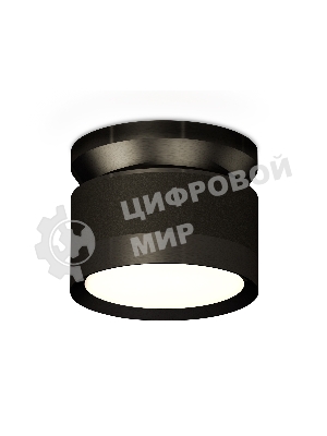 Светильник Ambrella Light XS8102050 SBK/PBK черный песок/черный полированный GX53 (N8902, C8102, N8113)