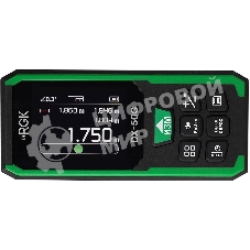 Лазерный дальномер RGK DX-50G 2кл.лаз. 800нм цв.луч. зеленый