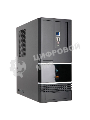 Компьютерный корпус INWIN BK623BL USB 3.0 (Micro-ATX, RB-S400BN1-0, 400W, 2xUSB 3.0, 2xUSB 2.0+Audio, черный)