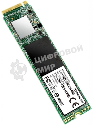 Накопитель SSD Transcend MTE110S, 128Gb, M.2 2280, PCIe 3.0 x4, NVMe, R/W 1600/400