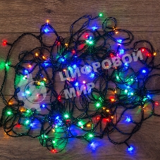 Гирлянда светодиодная универсальная 300 LED МУЛЬТИКОЛОР 15 метров с контроллером