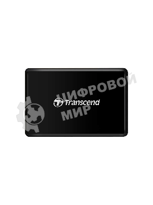 Кард-ридер Transcend RDF8/черный/SDXC,SDHC,microSDXC,microSDHC,CompactFlash,CompactFlash/USB 3.0/пластик