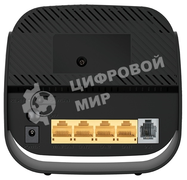 Роутер беспроводной D-Link DSL-2640U/R1A ADSL2+ черный ANNEX А