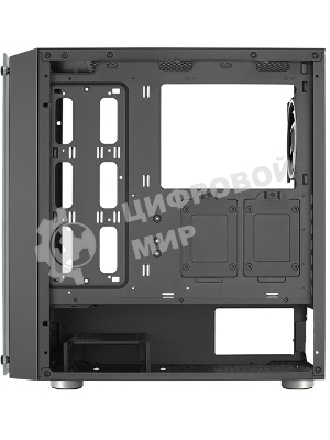 Компьютерный корпус Aerocool / Formula Skribble черный без БП ATX 2x120mm 2xUSB3.0 audio bott PSU