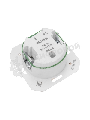 Светорегулятор Kranz DEA 300Вт с/у мех. бежевый (1/10/100)