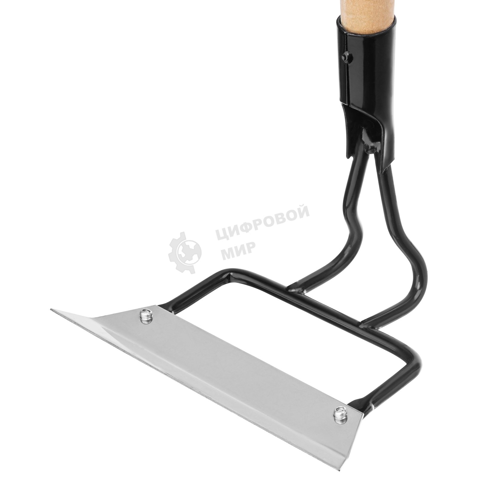 Мотыга Сибртех из нержавеющей стали 200x50 мм с черенком