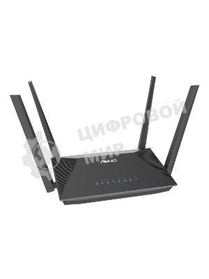 Роутер беспроводной Asus RT-AX52 AX1800 10/100/1000BASE-TX черный