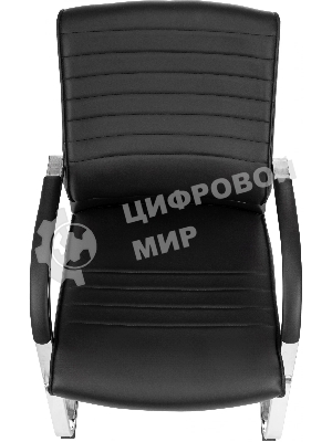 Кресло компьютерное Бюрократ T-8010-LOW-V/BLACK черный, искусственная кожа