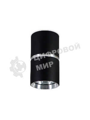 Светильник Ambrella light TN213116 BK/CH черный/хром GU10 D55*100