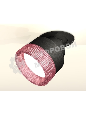 Светильник Ambrella Light XM8102542 SBK/PI черный песок/розовый GX53 (A2242, A2106, C8102, N8486)