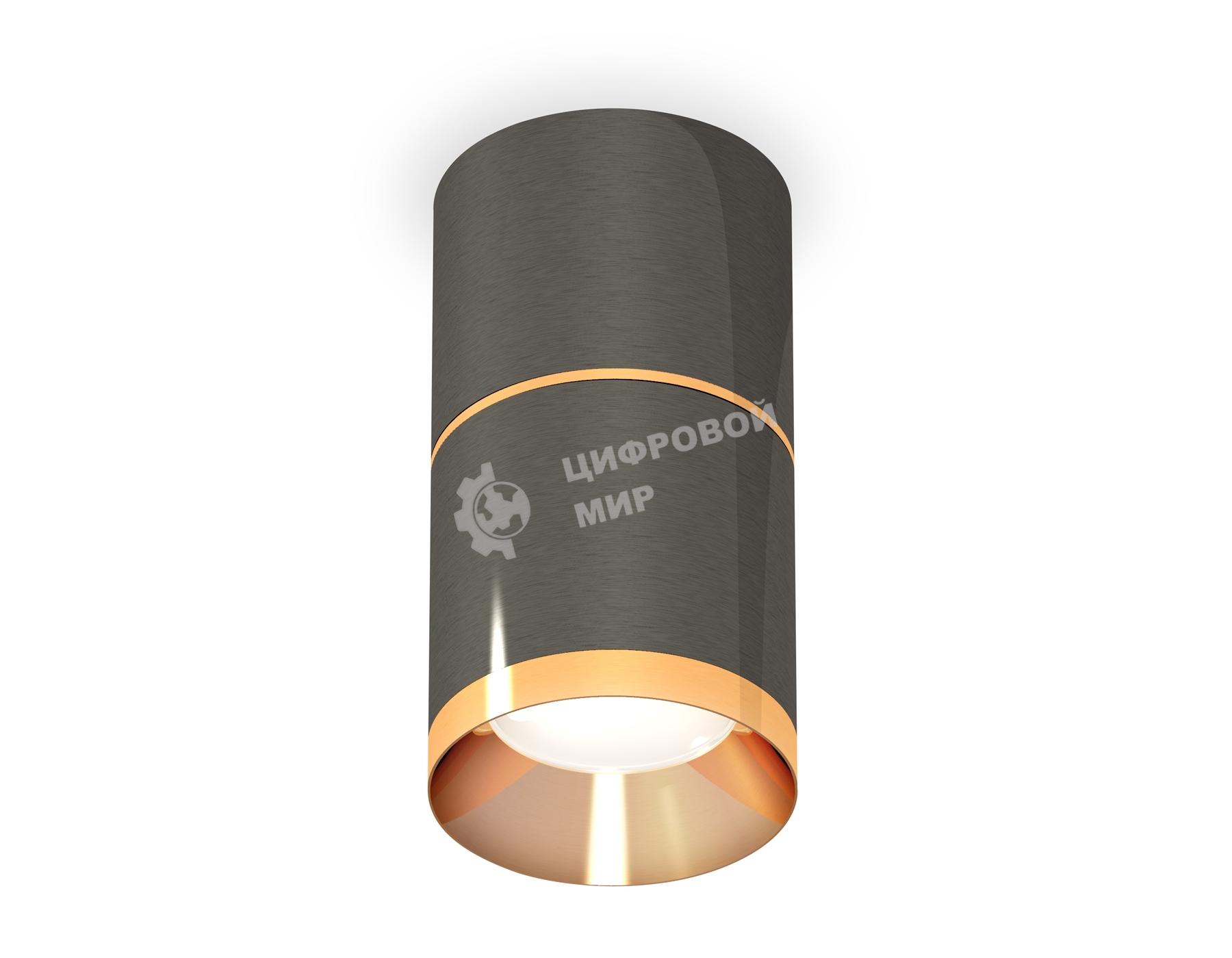 Светильник Ambrella Light XS7403081 DCH/PYG черный хром/золото желтое полированное MR16 GU5.3 (C7403, A2072, C7403, N7034)