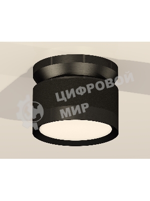 Светильник Ambrella Light XS8102050 SBK/PBK черный песок/черный полированный GX53 (N8902, C8102, N8113)