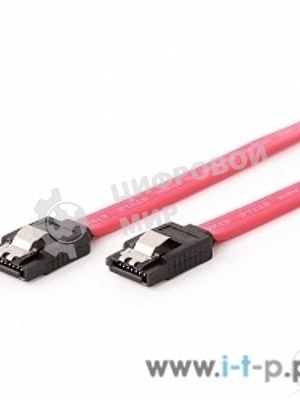 Кабель интерфейсный SATAIII Cablexpert CC-SATAM-DATA, 50 см, 7pin/7pin, защелка, пакет