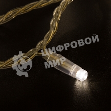 Гирлянда Neon-night Нить 10м, постоянное свечение, прозрачный ПВХ, 230В, теплый белый