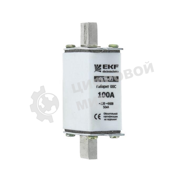 Вставка плавкая ППН-33 63А габарит 00C EKF fus-33/100/63
