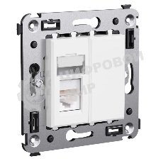 Розетка 1-м RJ-45 СП кат.5e Avanti 