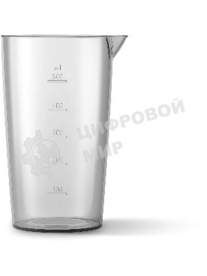 Блендер погружной Philips HR2543/90, 700 Вт, 1 скорость, турбо режим, стакан для взбивания, венчик, измельчитель, черный