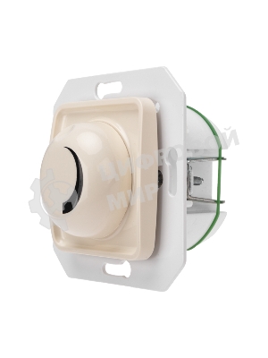 Светорегулятор Kranz DEA 300Вт с/у мех. бежевый (1/10/100)