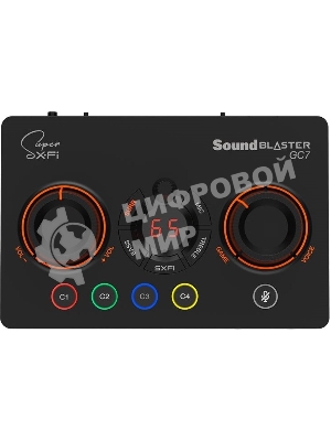 Звуковая карта Creative USB Sound BlasterX GC7 (Super X-Fi Ultra DSP) 7.1 Ret