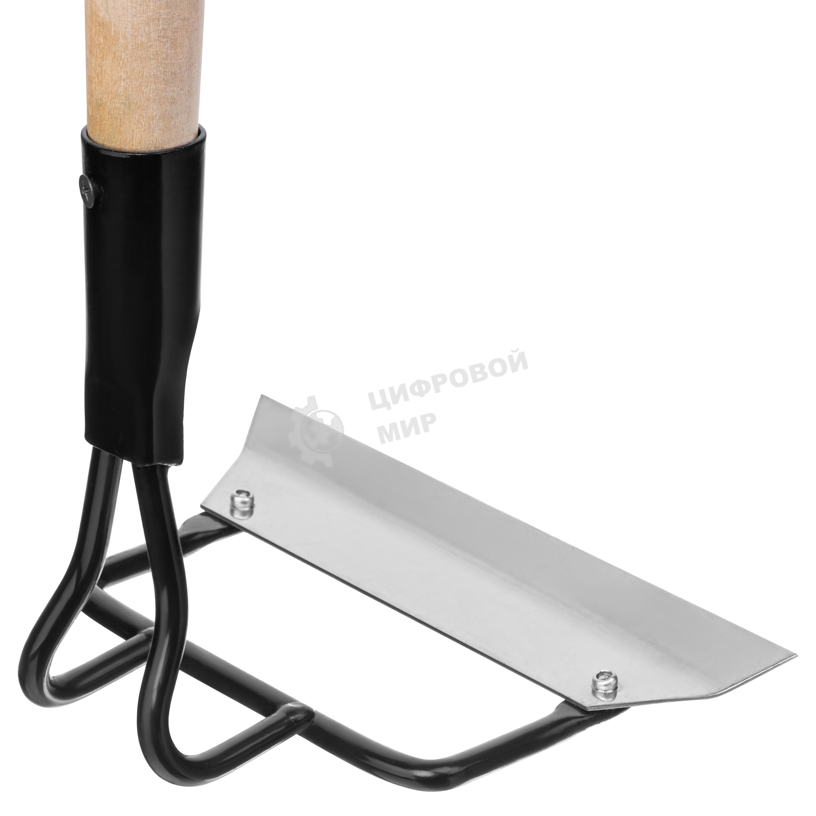 Мотыга Сибртех из нержавеющей стали 200x50 мм с черенком