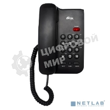 Телефон проводной Ritmix RT-311 черный