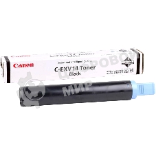 Картридж лазерный Canon C-EXV14 (0384B006) черный (8300 стр.) для Canon iR2016/2018/2020/2022/2025/2030/2318/2320 (1 туба 460 гр.)
