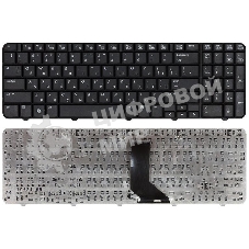 Клавиатура для ноутбука HP Pavilion G60 Compaq Presario CQ60 черная