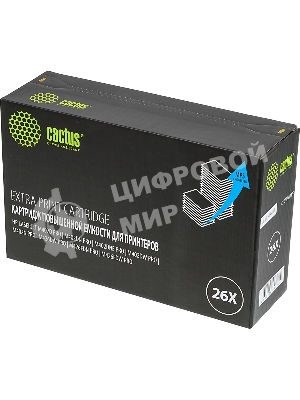 Картридж лазерный Cactus CS-CF226X-MPS черный (12000 стр.) для HP LJ M402d/M402n/M426dw/M426fdn/M426fdw