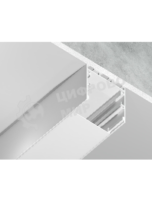 Алюминиевый профиль Ambrella light GP2550WH белый 2000*35*35