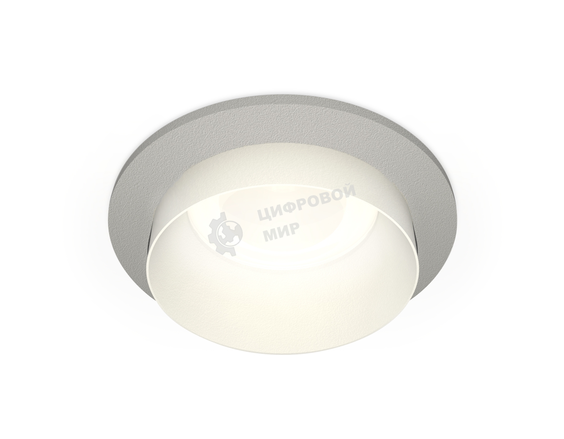 Комплект встраиваемого светильника Ambrella light XC6514020 SGR/SWH серый песок/белый песок MR16 GU5.3 (C6514, N6130)