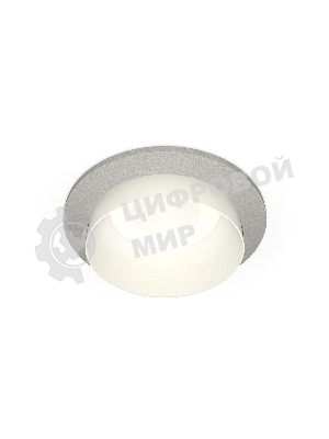 Комплект встраиваемого светильника Ambrella light XC6514020 SGR/SWH серый песок/белый песок MR16 GU5.3 (C6514, N6130)