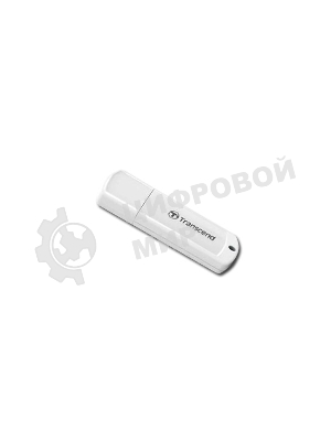 Флешка USB Transcend JetFlash 370 (TS64GJF370), 64Gb, USB 2.0, R/W 25/10, белый