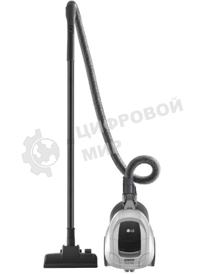 Пылесос LG VC5420NNTS серебристый/черный, 380/2000 Вт, уборка сухая, пылесборник контейнер 1.3 л