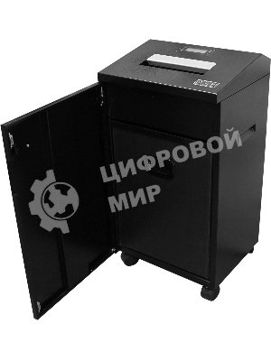 Шредер Heleos УО55-7 черный (секр.P-7) фрагменты 7лист. 55лтр.