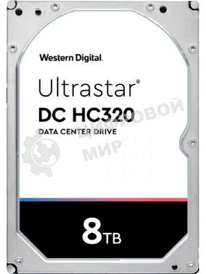 Жесткий диск Western Digital SAS 8TB 7200RPM 12GB/S 256MB DC HC320 0B36400 HGST