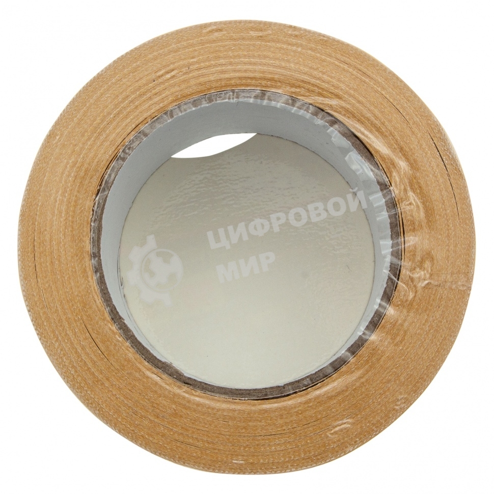 Лента клейкая двусторонняя Сибртех, 50мм х 25м, на тканевой основе