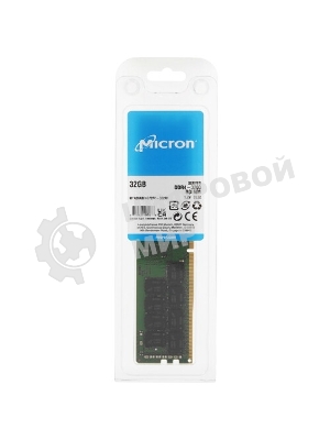 Оперативная память 32GB Micron DDR4 3200 RDIMM Server Memory MTA36ASF4G72PZ-3G2 ECC, Reg, CL22, 1.2V, 2GBx4, RTL